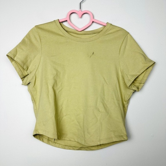 Madewell NWT Pale Lichen Heavyweight Jersey Crewneck Tee Small - Picture 1 of 7
